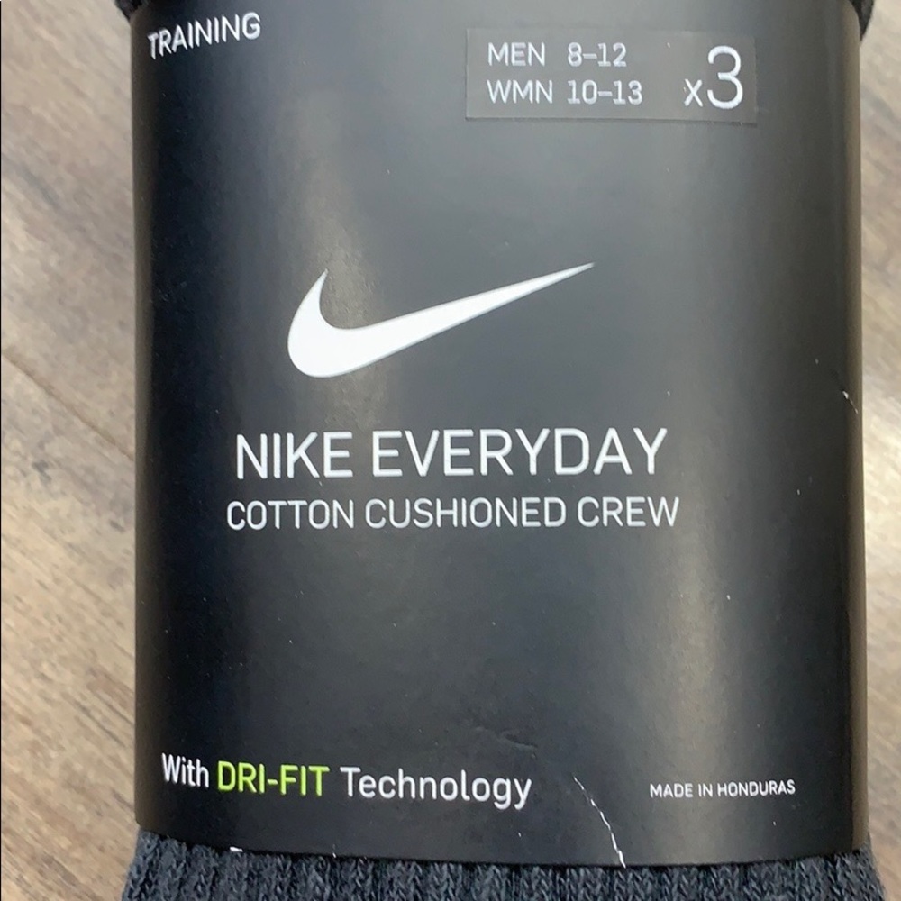 NIKE 3 pairs EVERYDAY COTTON CUSHIONED CREW Men’s SOCKS 3 pairs socks set - Picture 11 of 15